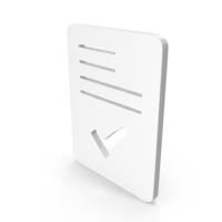 Accept Tick Page Document PNG & PSD Images