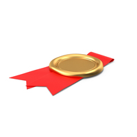 Wax Seal Ribbon PNG & PSD Images