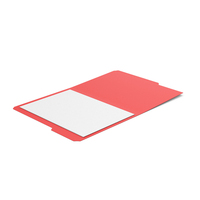 Red File Folder And Papers PNG & PSD Images