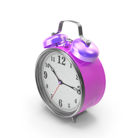 Pink Alarm Clock PNG & PSD Images