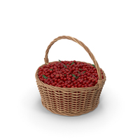 Cranberries in Basket PNG & PSD Images