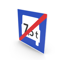 Norwegian Sign End of Heavy Traffic Lane PNG & PSD Images