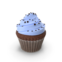 Cupcake Blue PNG & PSD Images
