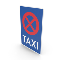 German Taxi Stand Sign PNG & PSD Images