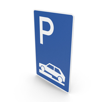 German Sidewalk Parking Sign PNG & PSD Images