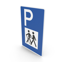 German Parking For Hikers Sign PNG & PSD Images