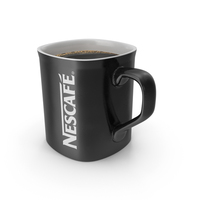 Nescafe Coffee Cup Black With Coffee PNG & PSD Images