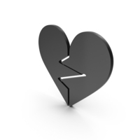Heart Break Icon PNG & PSD Images