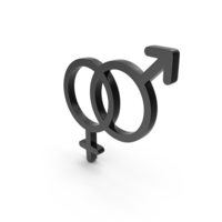 Male Female Gender Equality Sign OutLine PNG & PSD Images