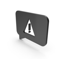 Speech Bubble Warning Symbol PNG & PSD Images