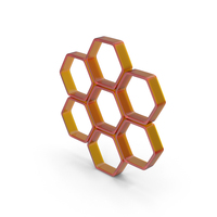 Glass Honeycomb Icon PNG & PSD Images