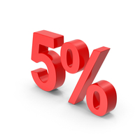 5% Symbol PNG & PSD Images