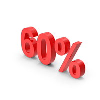 60% Symbol PNG & PSD Images