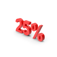 25% Symbol PNG & PSD Images