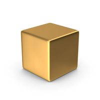 Gold Cube PNG & PSD Images