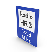 Polish Sign Radio Information About Road Traffic PNG & PSD Images