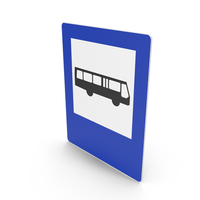 Polish Bus Stop Sign PNG & PSD Images