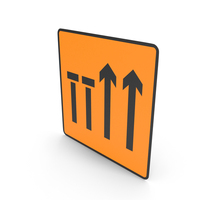 Irish Sign Lanes 1 & 2 of 4 Closed PNG & PSD Images
