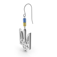 Ukrainian Earring PNG & PSD Images