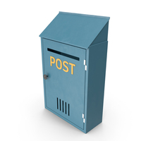 Blue Mailbox PNG & PSD Images