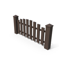 Wooden Garden Fence PNG & PSD Images