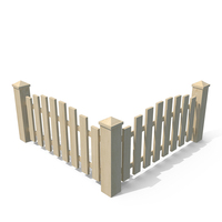 Wooden Garden Fence PNG & PSD Images