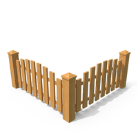 Wooden Garden Fence PNG & PSD Images