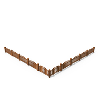 Wooden Garden Fence PNG & PSD Images