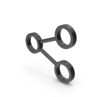 Black Share Outline Icon PNG & PSD Images