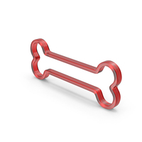 Glass Bone Outline Icon PNG & PSD Images