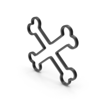 Black Bone Icon PNG & PSD Images