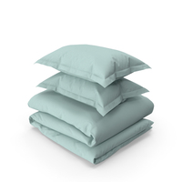 Green Bed Linen Set PNG & PSD Images