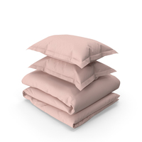 Pink Bed Linen Set PNG & PSD Images