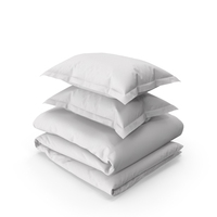Bed Linen Set White PNG & PSD Images