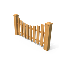 Wooden Garden Fence PNG & PSD Images
