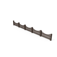 Wooden Garden Fence PNG & PSD Images