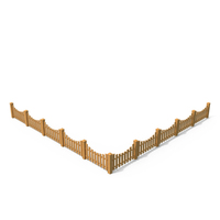 Wooden Garden Fence PNG & PSD Images