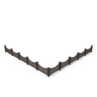 Wooden Garden Fence PNG & PSD Images