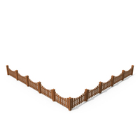 Wooden Garden Fence PNG & PSD Images