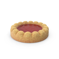 Sponge Cakes With Jam Single PNG & PSD Images