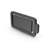 Black Five Bars Battery Symbol PNG & PSD Images