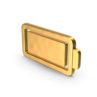 Gold Battery Symbol PNG & PSD Images