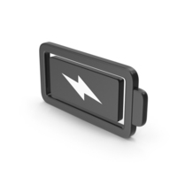 Black Battery Full Symbol PNG & PSD Images