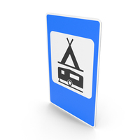 Lithuanian Sign Caravan and Camping Site PNG & PSD Images