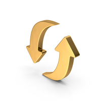 Gold Recycle Symbol PNG & PSD Images