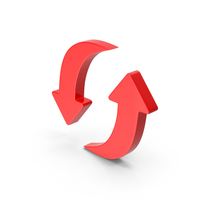 Red Recycle Symbol PNG & PSD Images