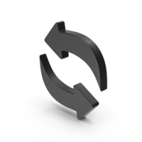 Black Recycle Symbol PNG & PSD Images