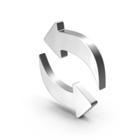 Chrome Recycle Symbol PNG & PSD Images