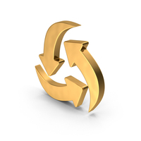 Gold Recycle Symbol PNG & PSD Images