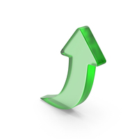 Glass Up Arrow Symbol PNG & PSD Images